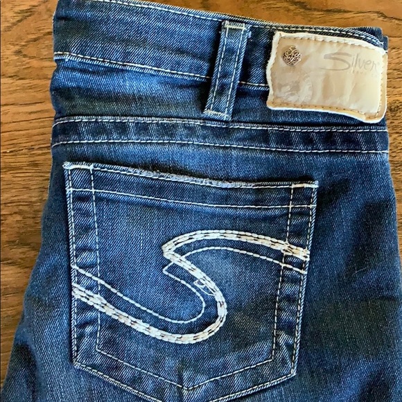 Silver Jeans Denim - Silver AIKO capris